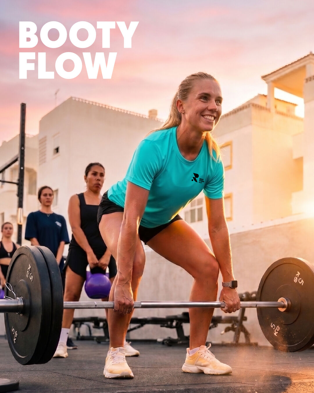 Clase Booty Flow — peso muerto con barra